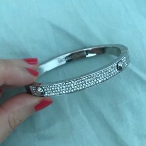 Michael Kors silver crystal bracelet